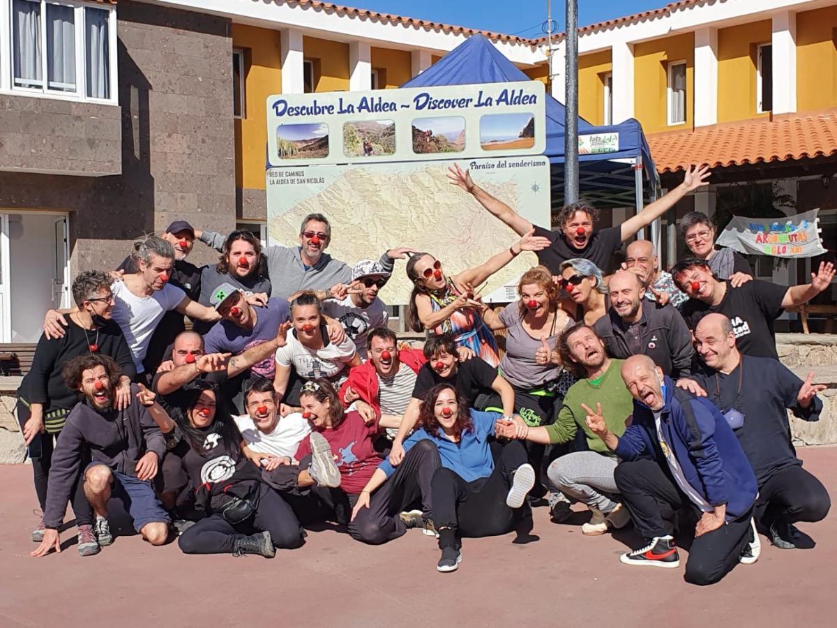 La Hoyilla Hostel - La Aldea San Nicolás Dış mekan fotoğraf