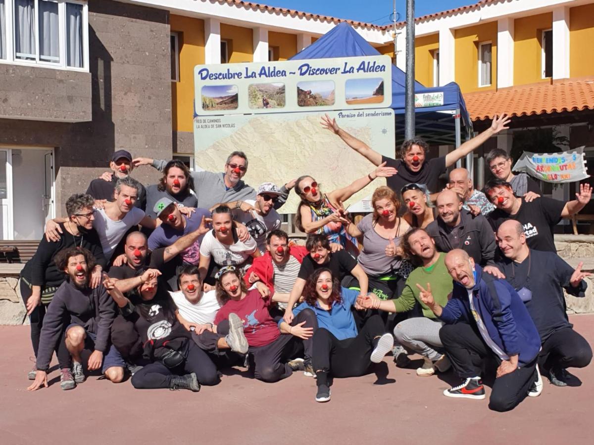 La Hoyilla Hostel - La Aldea San Nicolás Dış mekan fotoğraf